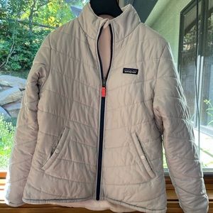 PATAGONIA
GIRLS' REVERSIBLE SNOW FLOWER JACKET -XL 14